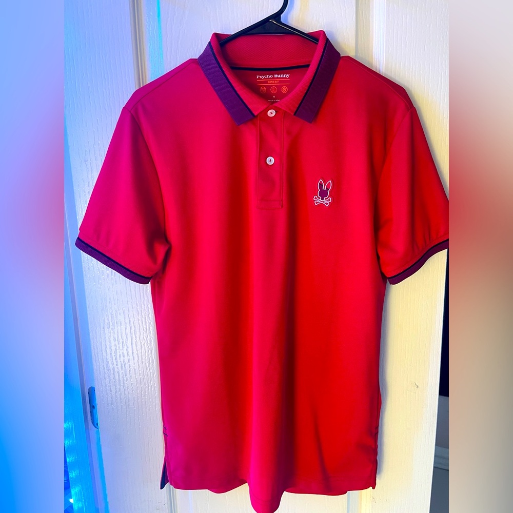 Psycho Bunny Sport Polo in Deep Red